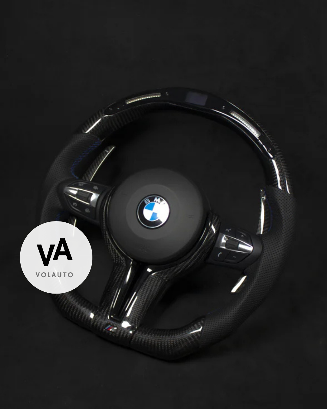 Volante BMW SERIE F carbono LED