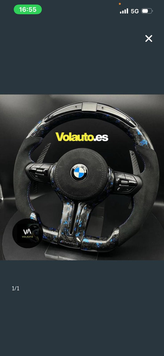 Volante BMW carbono LED