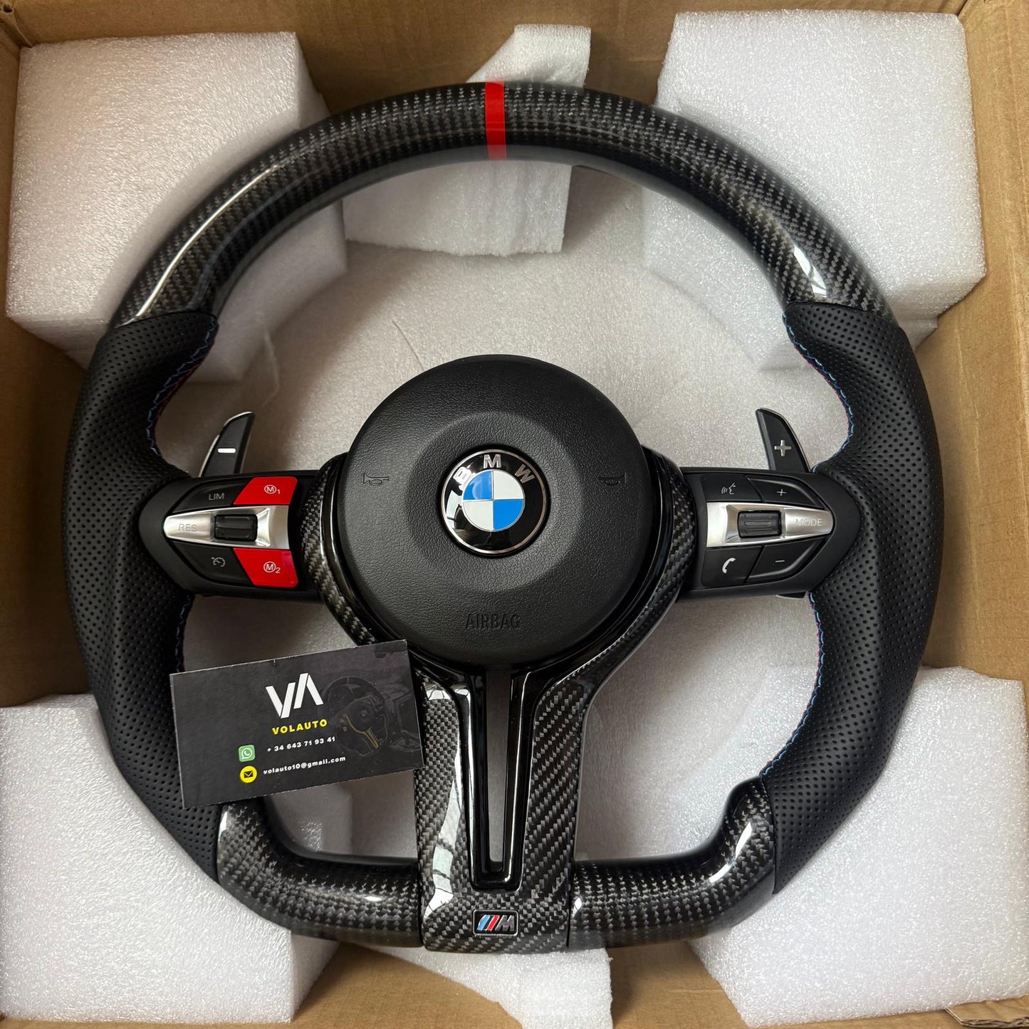 Volante BMW carbono