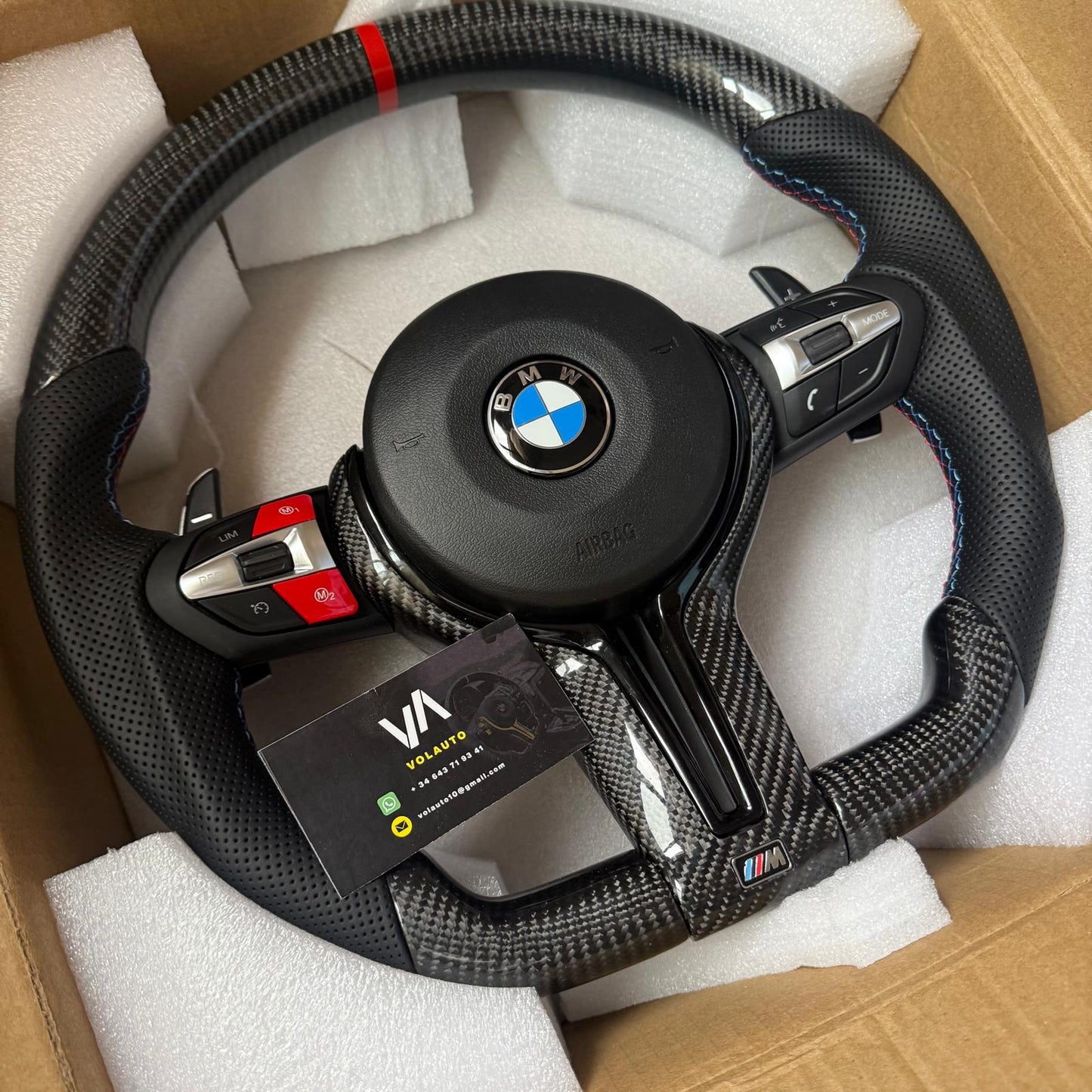 Volante BMW carbono